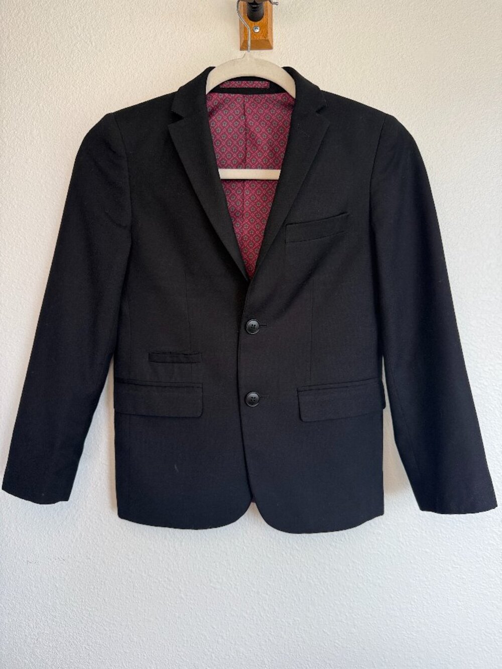 Isaac Mizrahi Boys Black Blazer Size 10 Formal